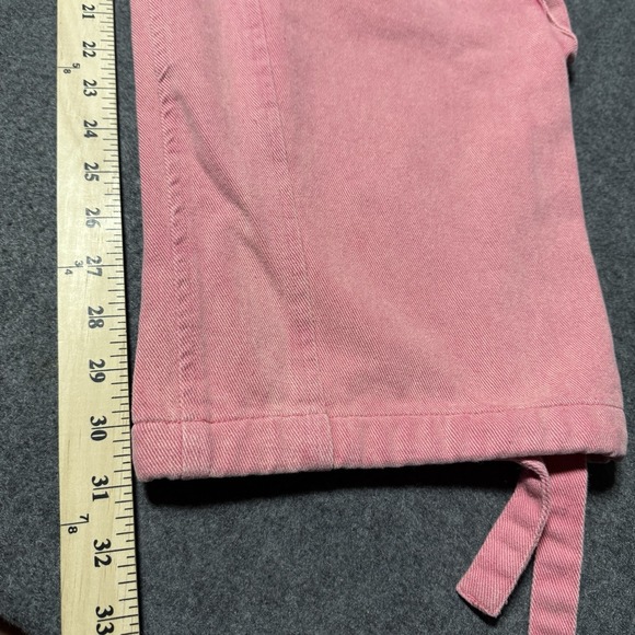 Maniere De Voir Pink Cargo Pants Womens 12 Utility Rave Streetwear Y2K Grunge - Picture 13 of 14